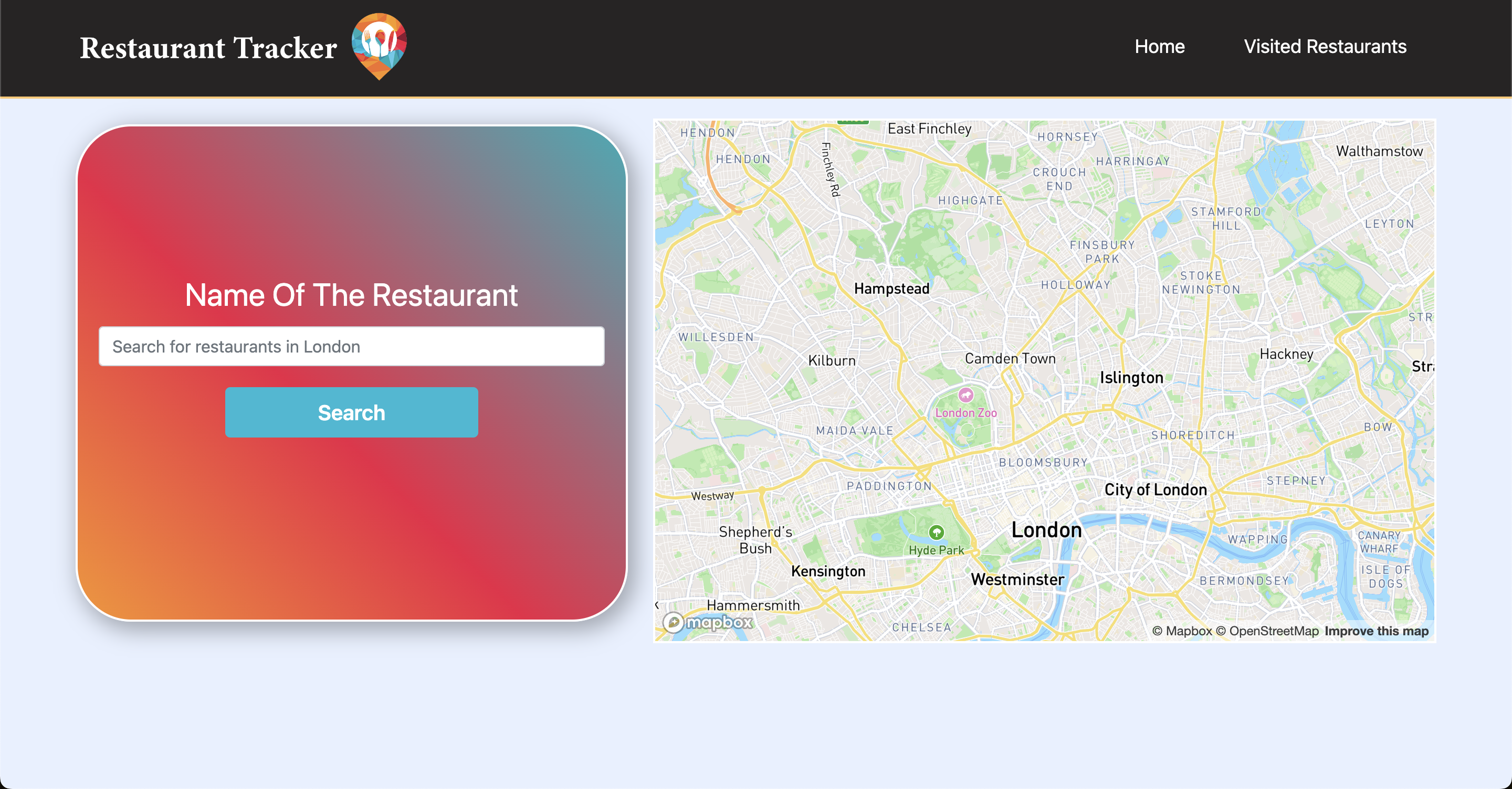 Restaurant Tracker